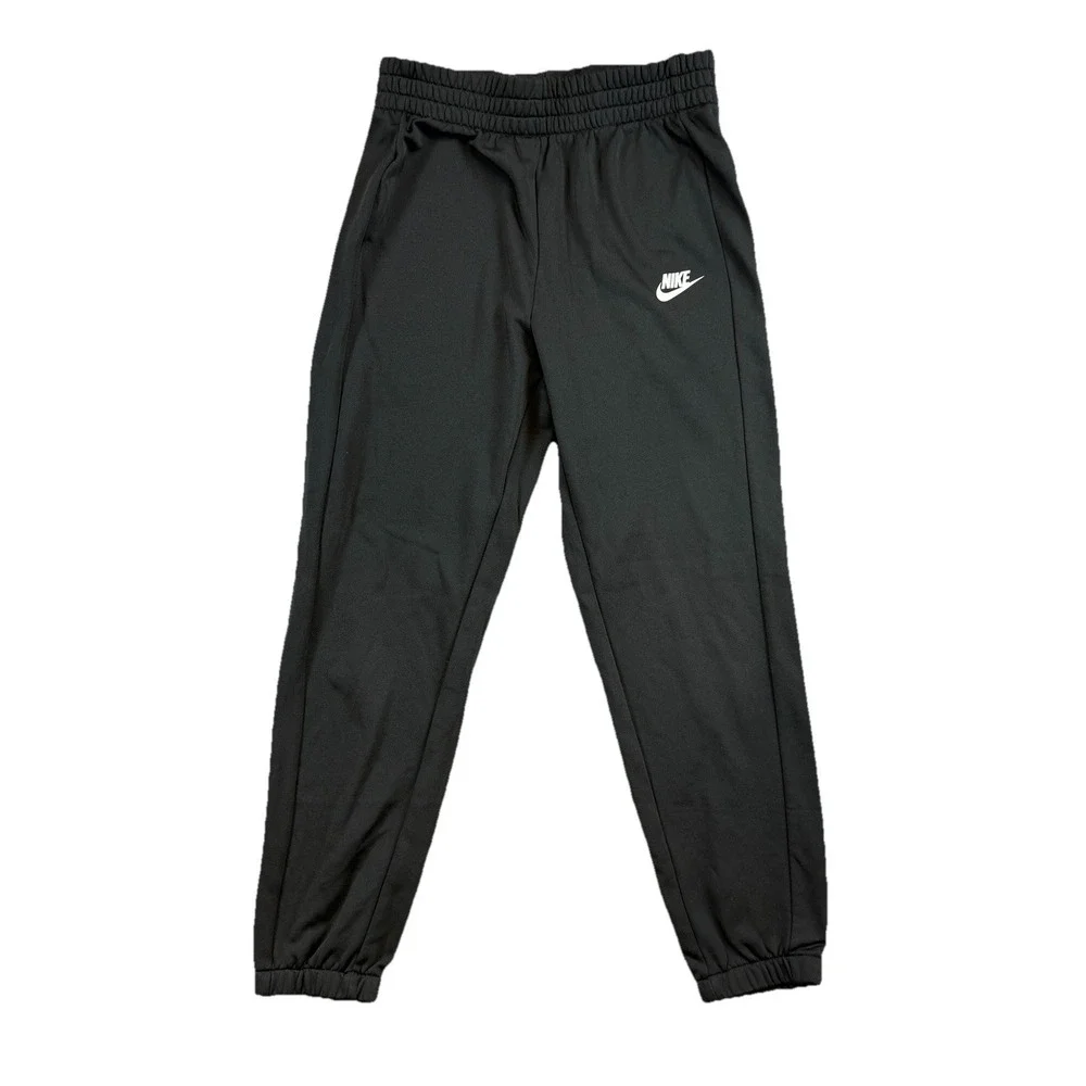 Nike‎ Boy's Black Stretch Waist Pull On Joggers Track Pants Sz L Preppy Sporty